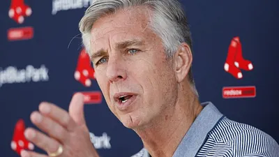 紅襪總裁唐布洛斯基,季中兩筆神交易讓紅襪前途大好。(美聯社)