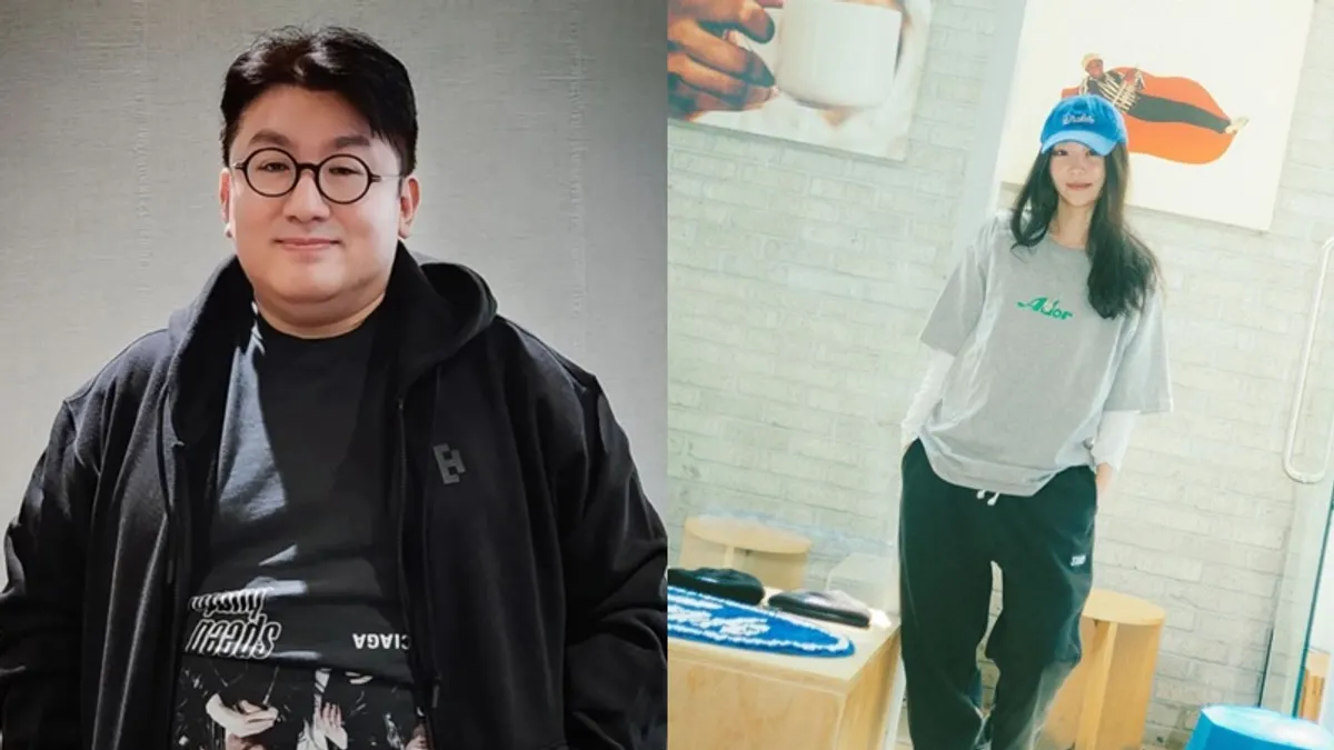 閔熙珍是ADOR是代表,而房時爀則是HYBE的大家長。(圖/翻攝自IG/min.hee.jin、hitmanb72)