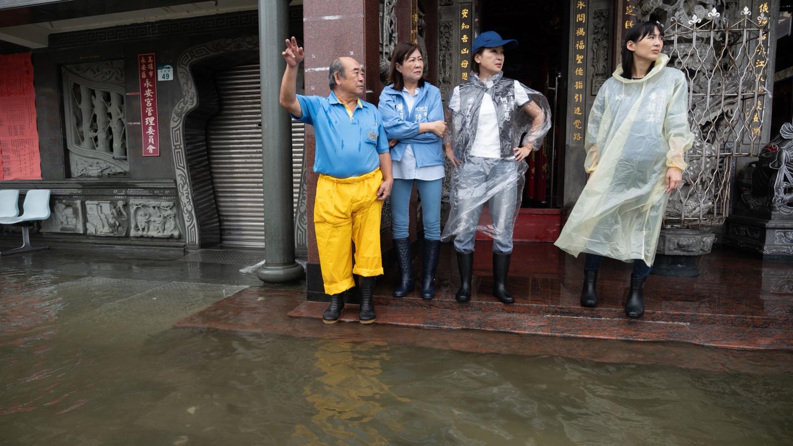 雨災重創永安!柯志恩勘災:先做好災後復原也要提前備戰下一波雨勢