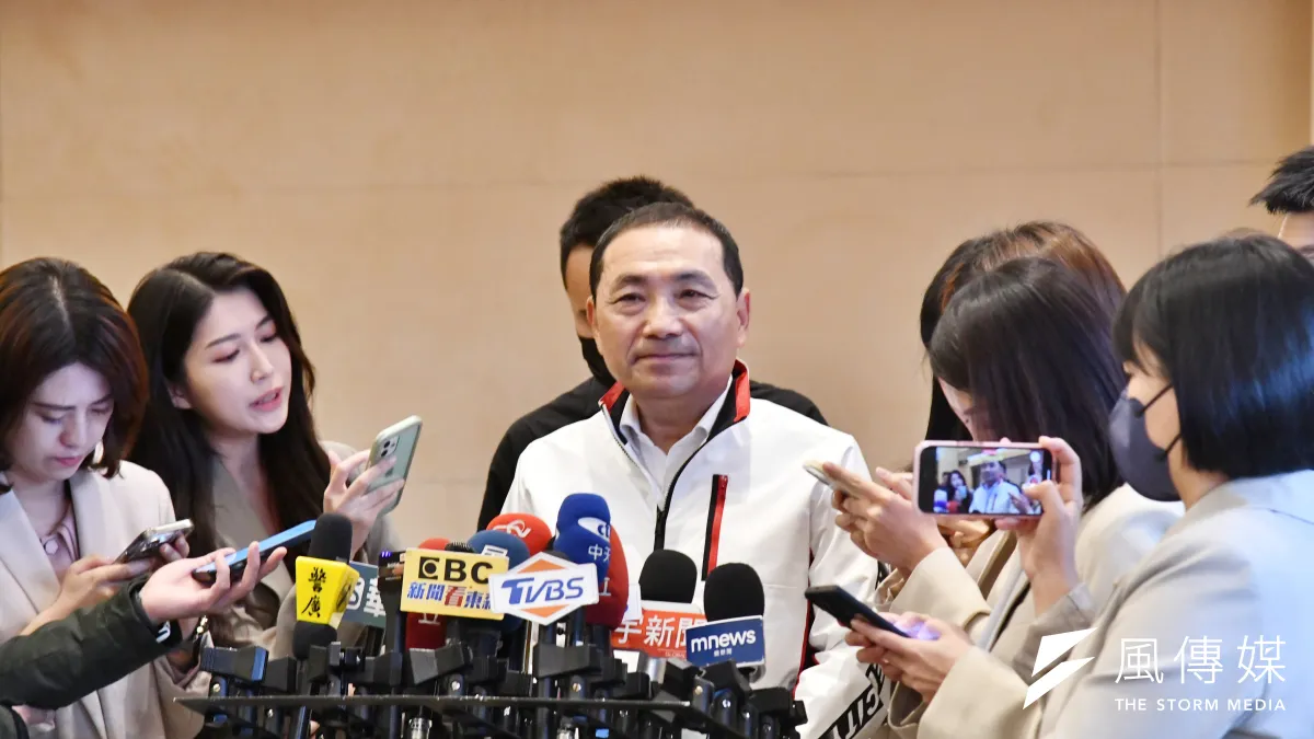 新北市長侯友宜。(圖/李梅瑛攝)