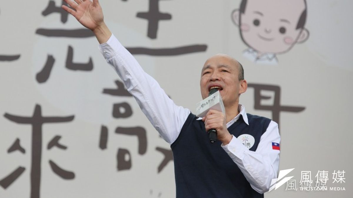 謝龍介預告前高雄市長韓國瑜(見圖)將到台南為他站台。(資料照,柯承惠攝) 謝龍介預告前高雄市長韓國瑜(見圖)將到台南為他站台。(資料照,柯承惠攝)