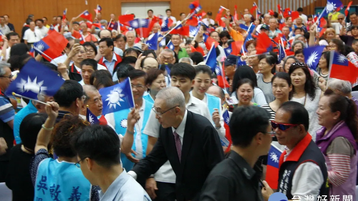 政見會遭圍攻 吳敦義:第1名樹大招風所致