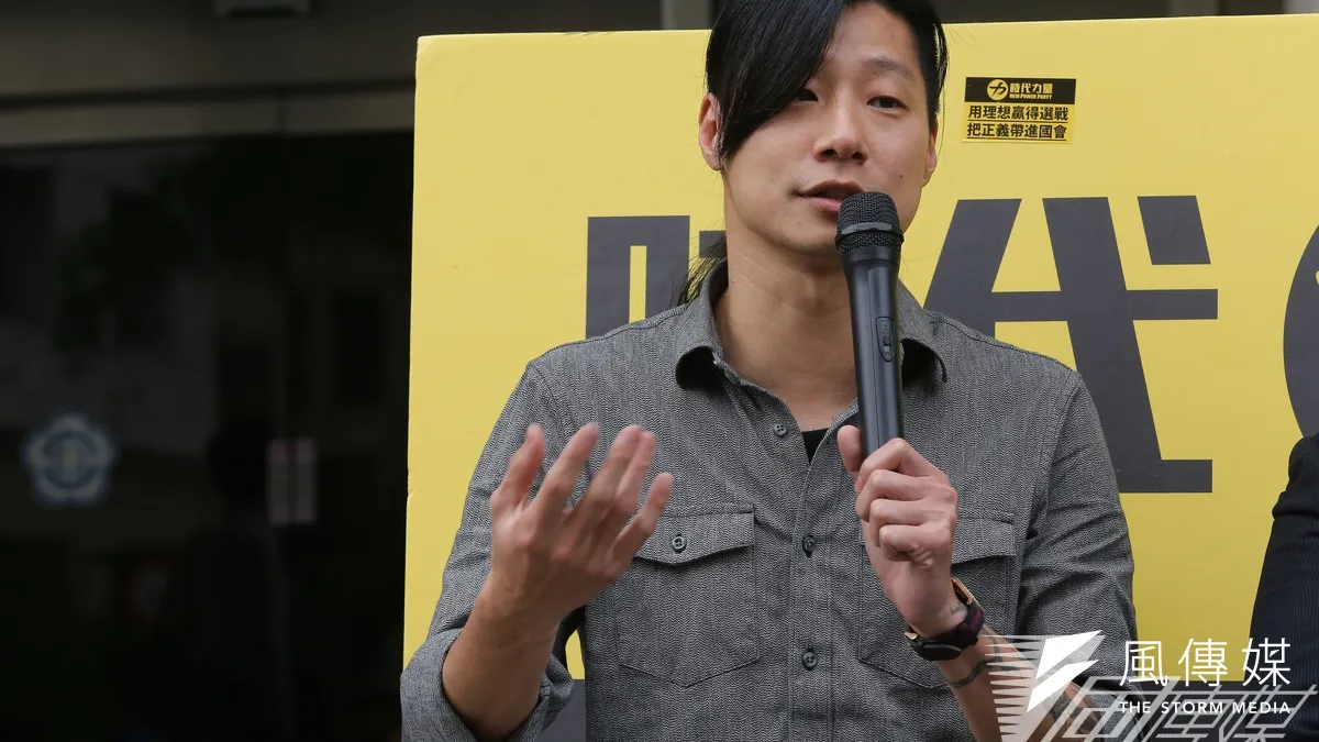 為禮讓范雲,時代力量建黨工程隊總隊長林昶佐(Freddy)16日宣布退出大安立委選舉後,將於19日宣布轉戰萬華。(資料照片,楊子磊攝)