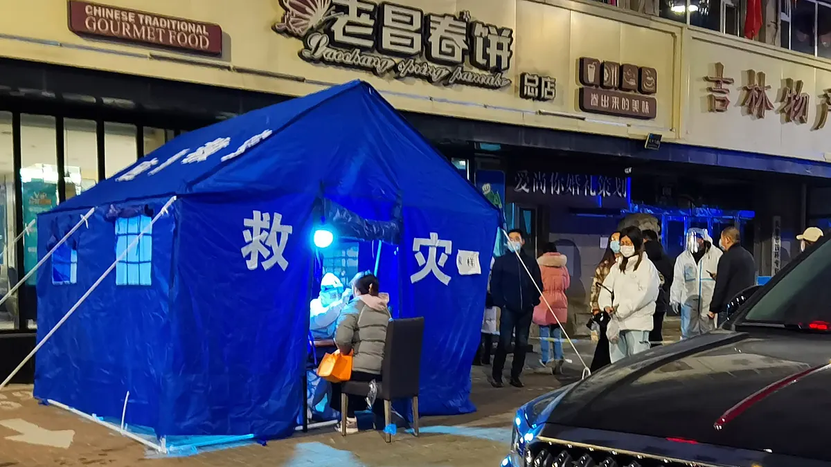 2022年3月,中國新冠肺炎疫情(AP)