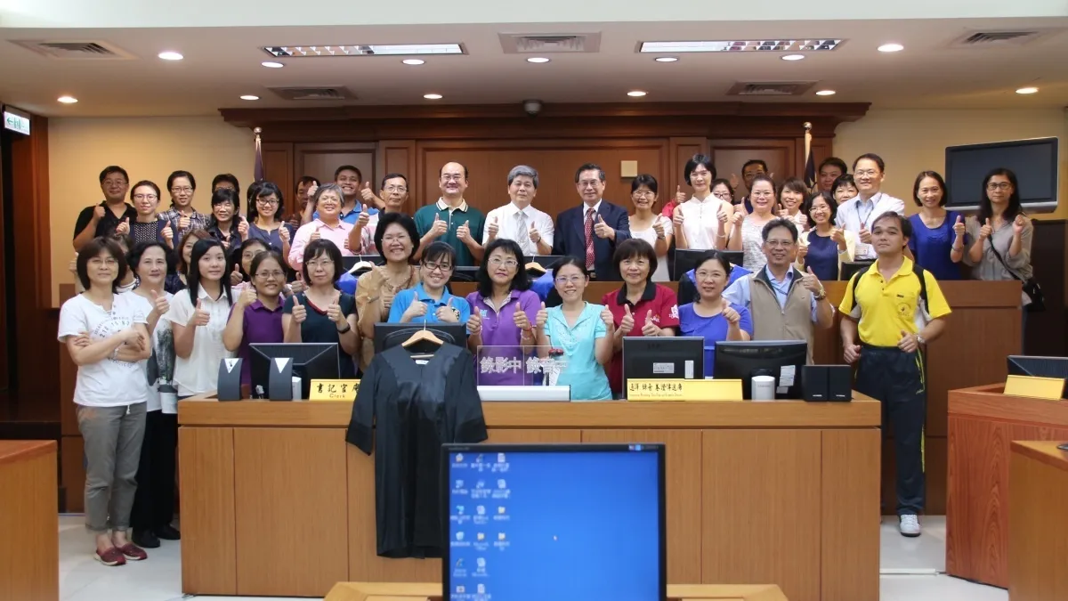 嘉市舉辦廉教司法體驗 邀涂醒哲率同仁參訪院檢