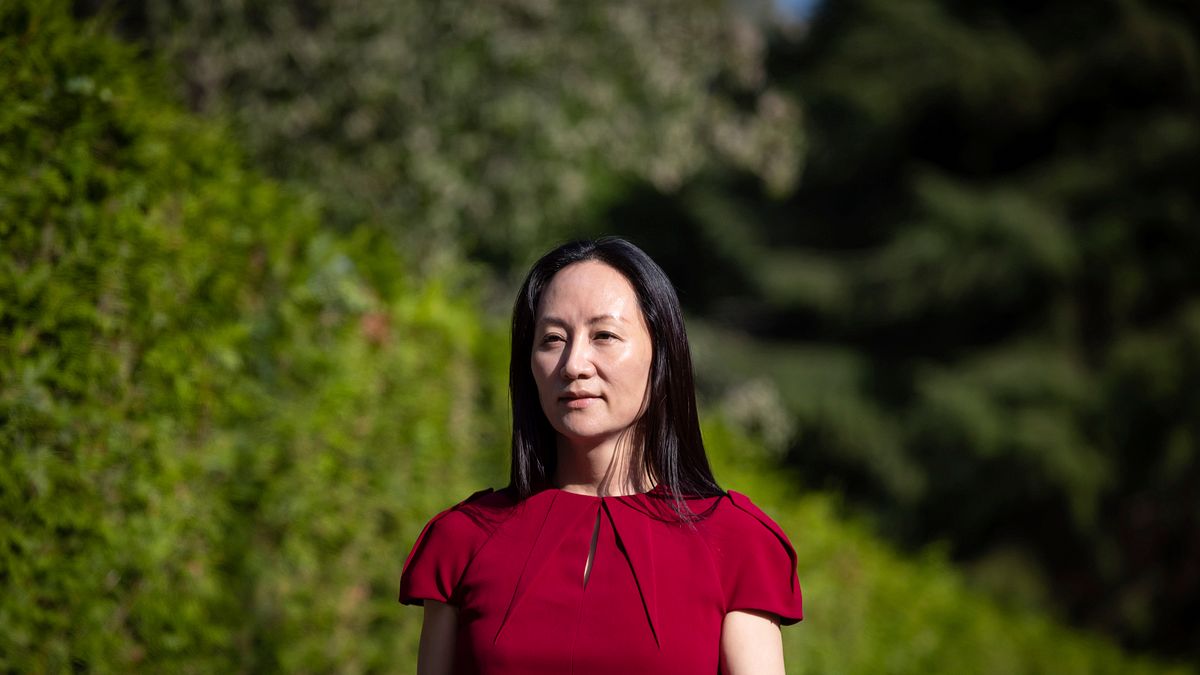 2021年8月,中國電信業鉅子華為財務長孟晚舟引渡案,孟晚舟在加拿大溫哥華出庭(AP) 2021年8月,中國電信業鉅子華為財務長孟晚舟引渡案,孟晚舟在加拿大溫哥華出庭(AP)