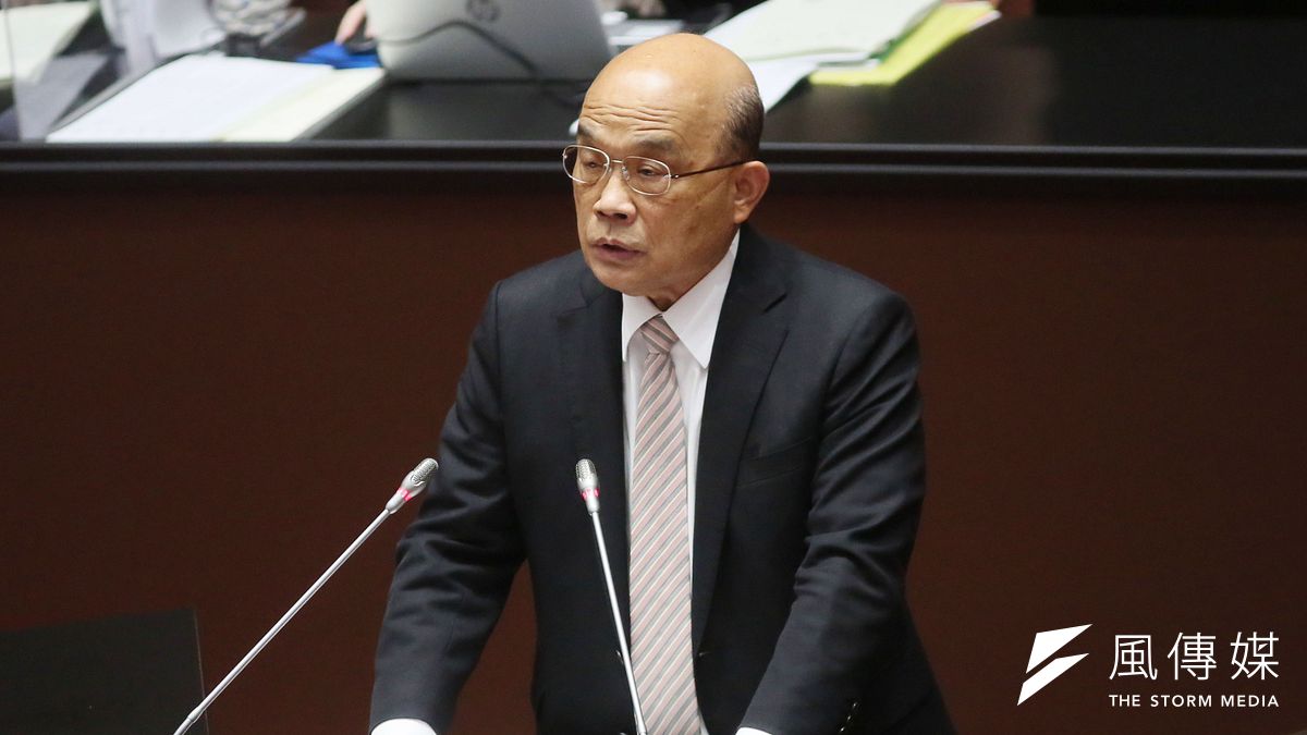 行政院會10日通過修正《刑法》等4項修法。圖為行政院長蘇貞昌。(資料照,柯承惠攝) 行政院會10日通過修正《刑法》等4項修法。圖為行政院長蘇貞昌。(資料照,柯承惠攝)