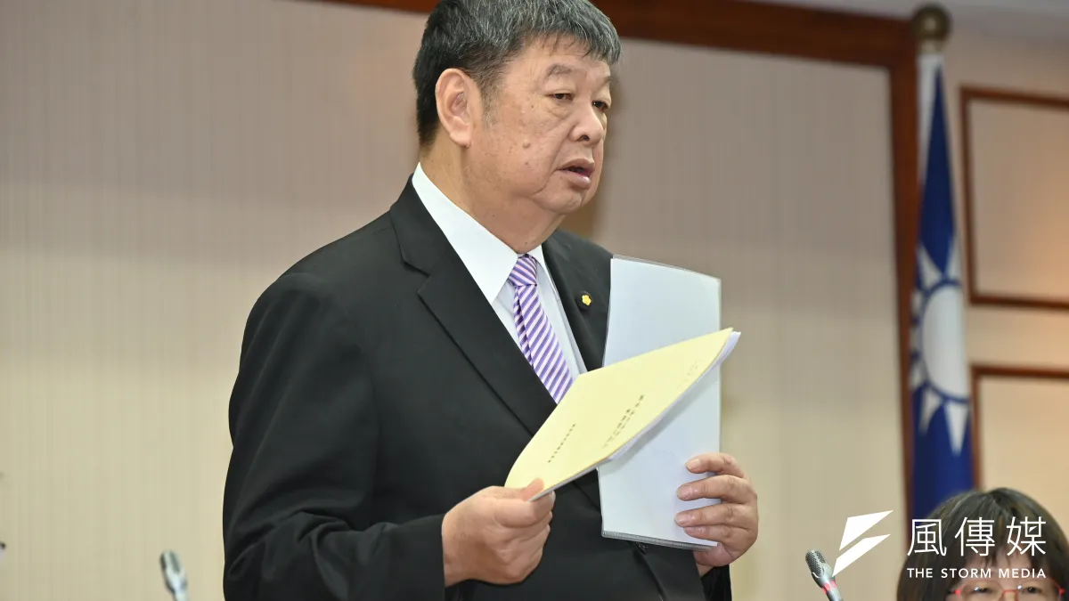 立院交通委員會通過「鏡電視調閱小組」,圖為召委陳雪生。(陳昱凱攝)