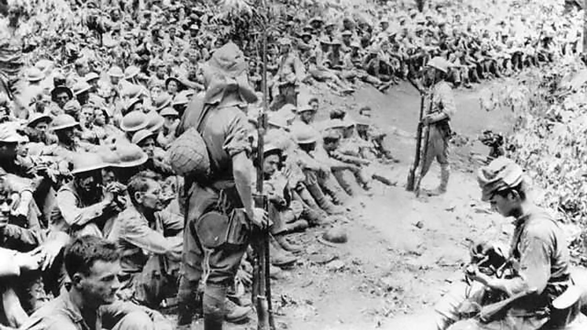 巴丹死亡行軍(Bataam Death March)有2萬餘名戰俘死於途中(取自推特) 巴丹死亡行軍(Bataam Death March)有2萬餘名戰俘死於途中(取自推特)