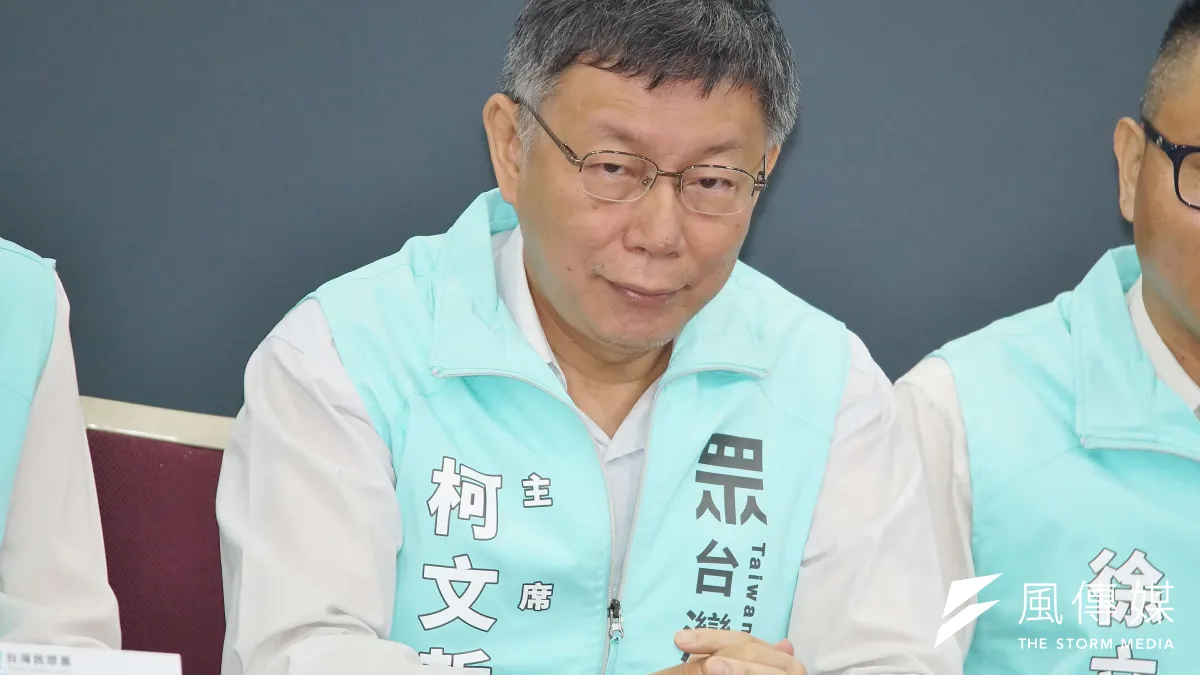 台灣民眾黨主席柯文哲接受媒體專訪時表示,在不分區立委名單中,將先提出7男7女的人選,剩餘20席採海選方式。(資料照,盧逸峰攝)