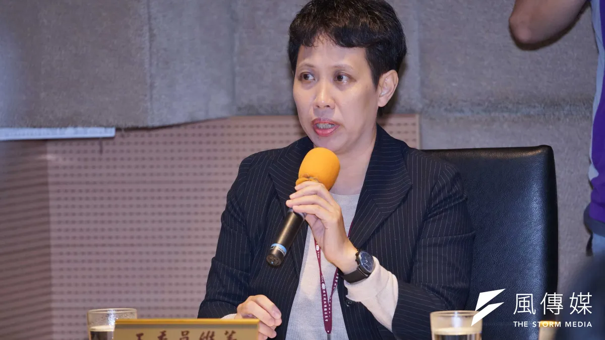 台灣通訊學會理事長王維菁接受《新新聞》專訪。(資料照,盧逸峰攝)