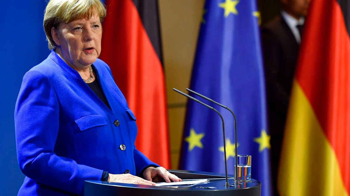 德國總理梅克爾。(美聯社) 德國總理梅克爾。(美聯社)