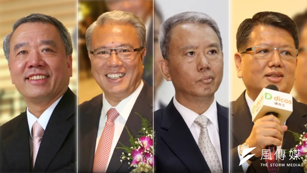 頂新魏家兄弟透過境外控股公司,間接掌管康師傅控股逾千億的資產。左起為大董魏應州、二董魏應交、三董魏應充以及四董魏應行。(資料照片)