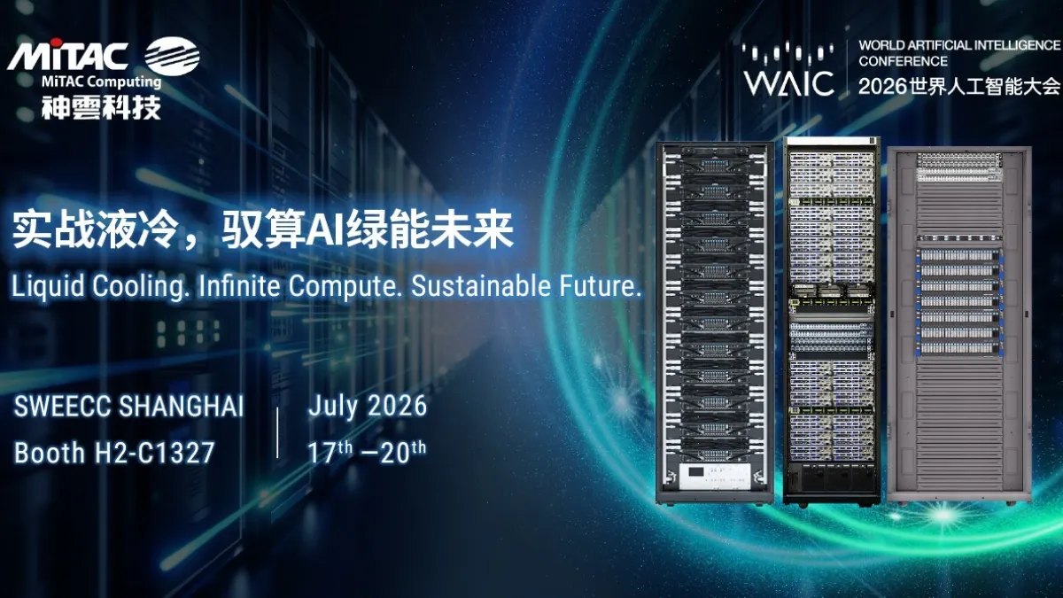 Driving the Agentic AI Era: MiTAC Computing Showcases Comprehensive AI Infrastructure at WAIC