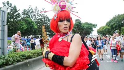 第13屆同志同志遊行,巧妝群像(陳明仁攝)