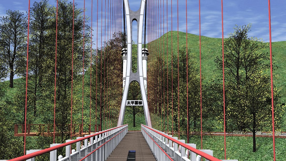 太平雲梯可遠眺嘉南平原直至台灣海峽,創造阿里山國際旅遊新亮點。(圖/阿里山管理處提供) 太平雲梯可遠眺嘉南平原直至台灣海峽,創造阿里山國際旅遊新亮點。(圖/阿里山管理處提供)