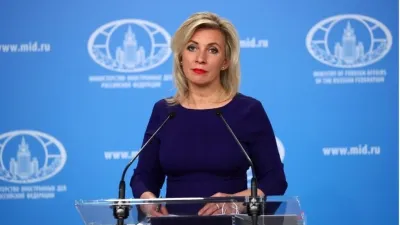 俄羅斯外交部發言人瑪麗亞·扎哈羅娃(Maria Zakharova