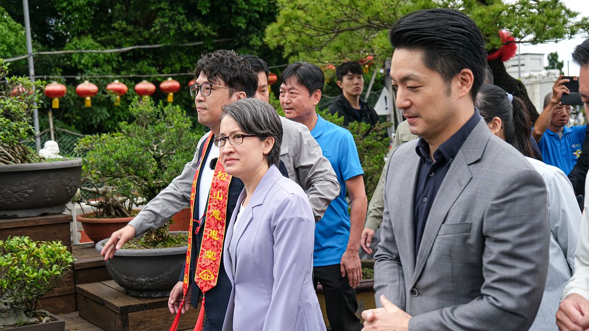 台北市長選戰開打?沈伯洋首度同框蔣萬安 蕭美琴見證2人互動