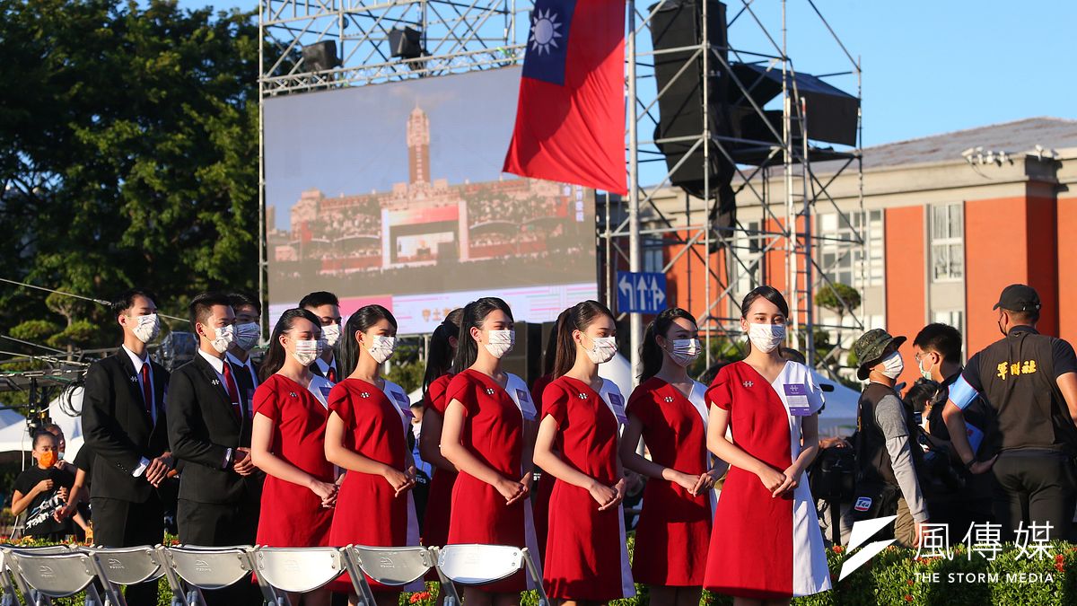 民國110年國慶大會。(顏麟宇攝) 民國110年國慶大會。(顏麟宇攝)