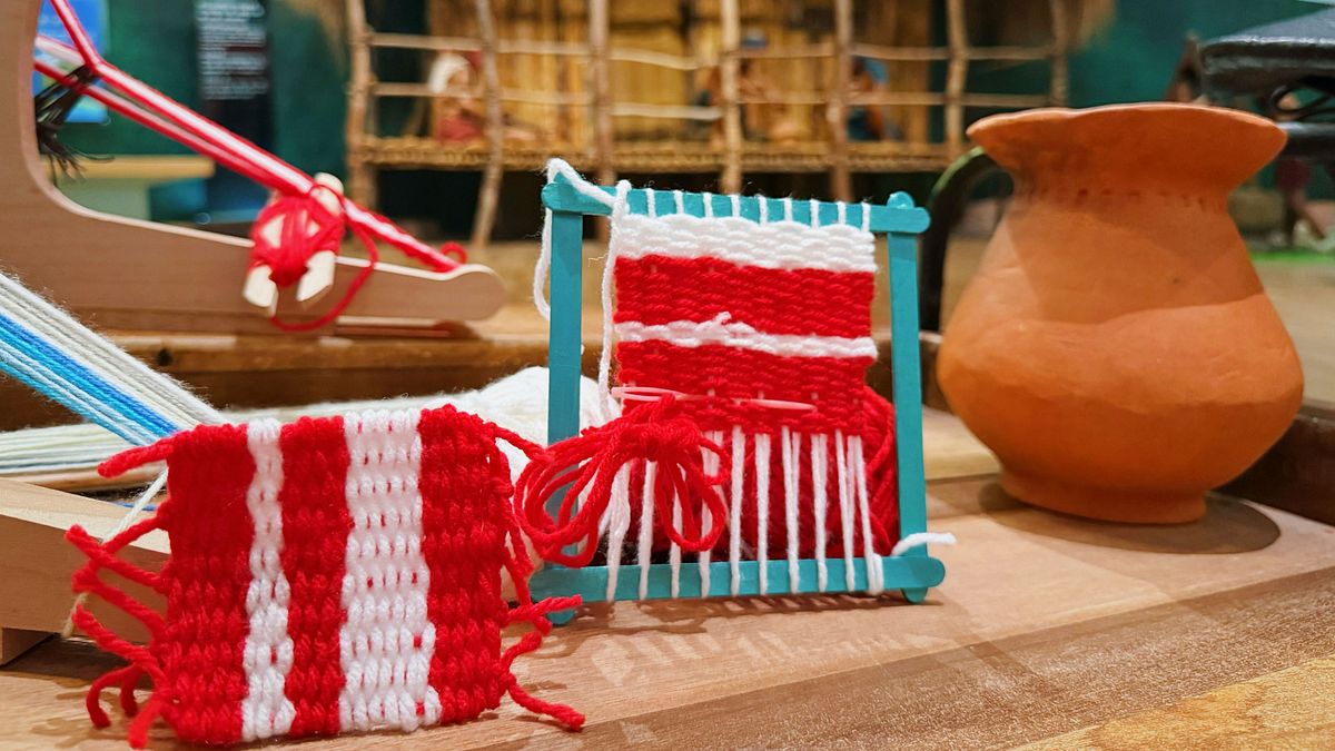 十三行博物館推出十三綠時尚「負重織遠-手作編織」體驗活動。(圖/新北市立十三行博物館) 十三行博物館推出十三綠時尚「負重織遠-手作編織」體驗活動。(圖/新北市立十三行博物館)