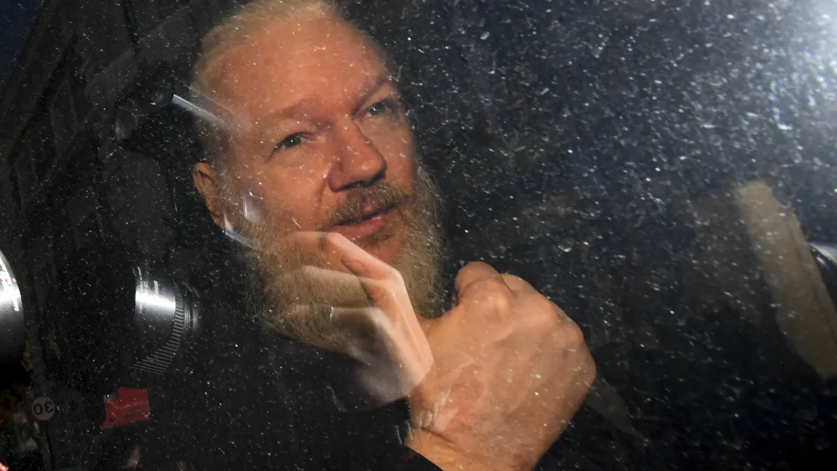 維基解密(WikiLeaks)創辦人阿桑奇(Julian Assange)(資料照,AP)