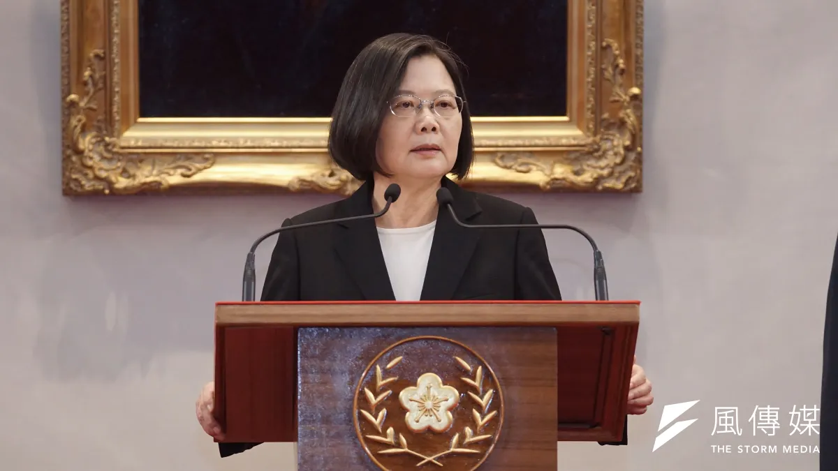 總統蔡英文今天表示,第二任期內將繼續與美國合作,首要任務之一就是在區域的共同利益上,建立更具建設性的台美安全合作關係。(資料照,盧逸峰攝)