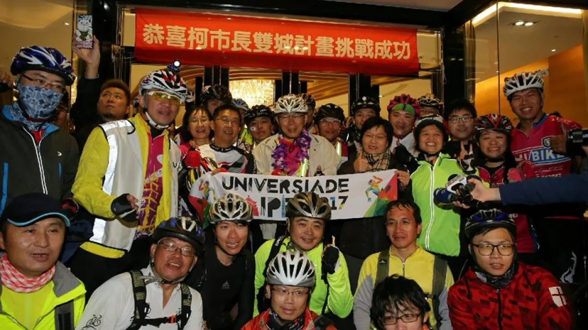 阿伯沒有極限! 柯P下個目標「一日雙塔」