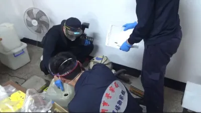 警方破獲製毒工廠。(圖/記者李東陞翻攝)