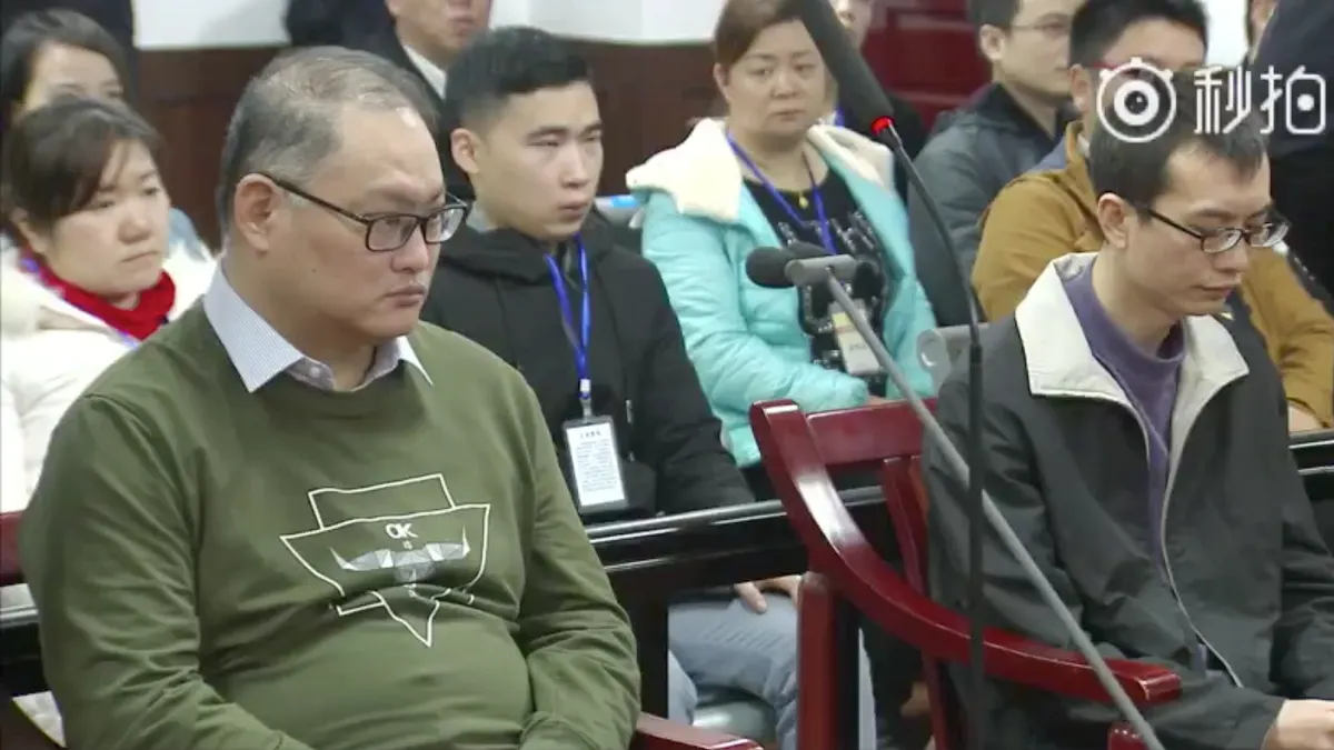 前民進黨黨工李明哲於28日上午在湖南岳陽市中級人民法院開庭宣判,遭以「顛覆國家政權罪」罪名判刑5年,剝奪政治權利2年。(取自岳陽市中级人民法院@微博)