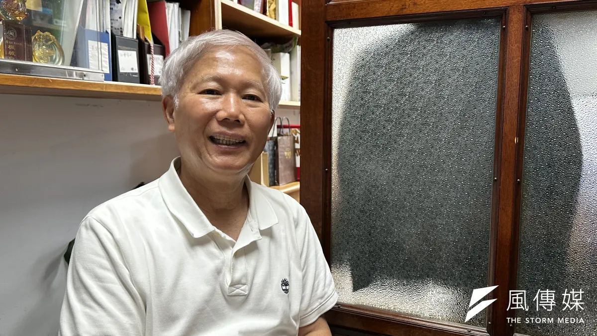 陳培哲接受專訪時直言,此次致癌油掀起的食安風暴,賴政府處理得「荒腔走板」。(張瀞文攝)