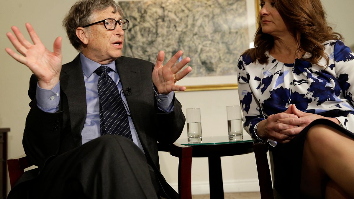 微軟(Microsoft)創辦人比爾.蓋茲(Bill Gates)與妻子梅琳達(Melinda)(美聯社) 微軟(Microsoft)創辦人比爾.蓋茲(Bill Gates)與妻子梅琳達(Melinda)(美聯社)