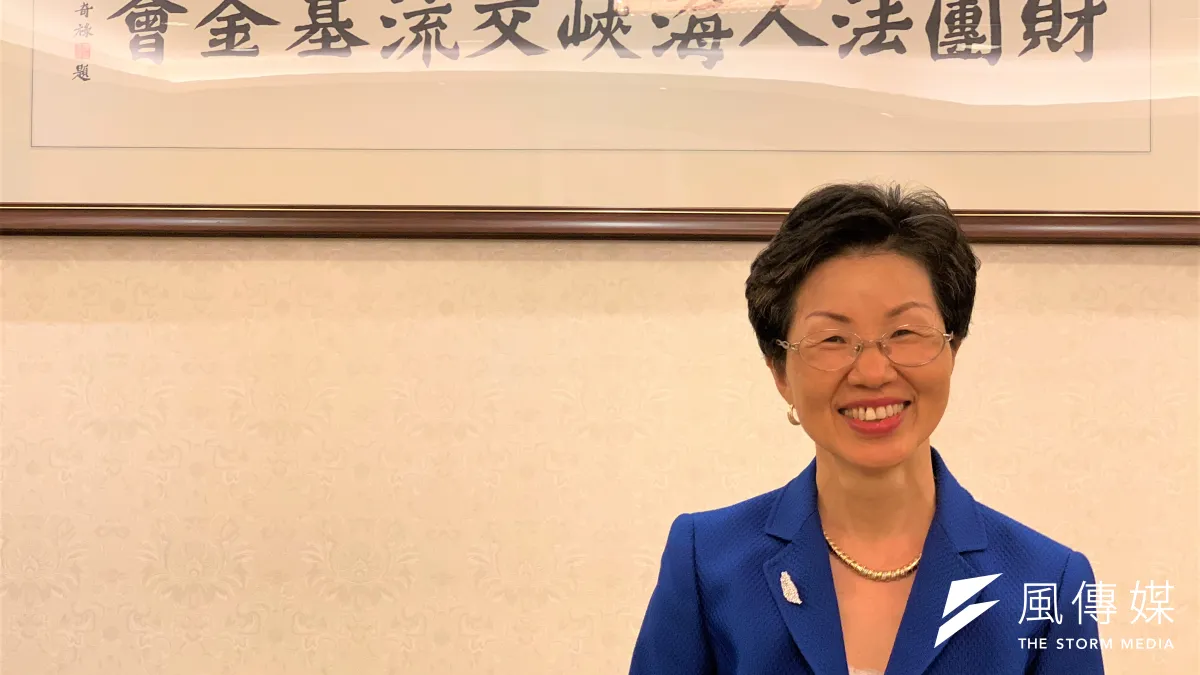 外交專題:海基會董事長、前陸委會主委張小月(簡恒宇攝)