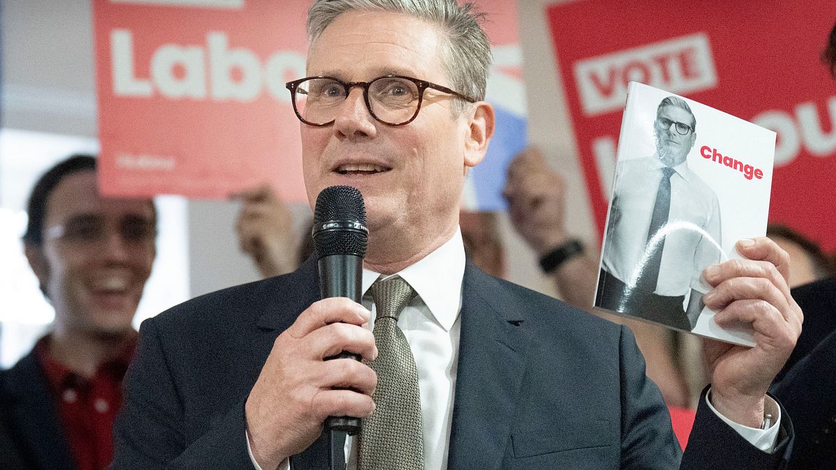 英國工黨黨魁施凱爾(Keir Starmer)預料將出任新任首相。(資料照,美聯社) 英國工黨黨魁施凱爾(Keir Starmer)預料將出任新任首相。(資料照,美聯社)