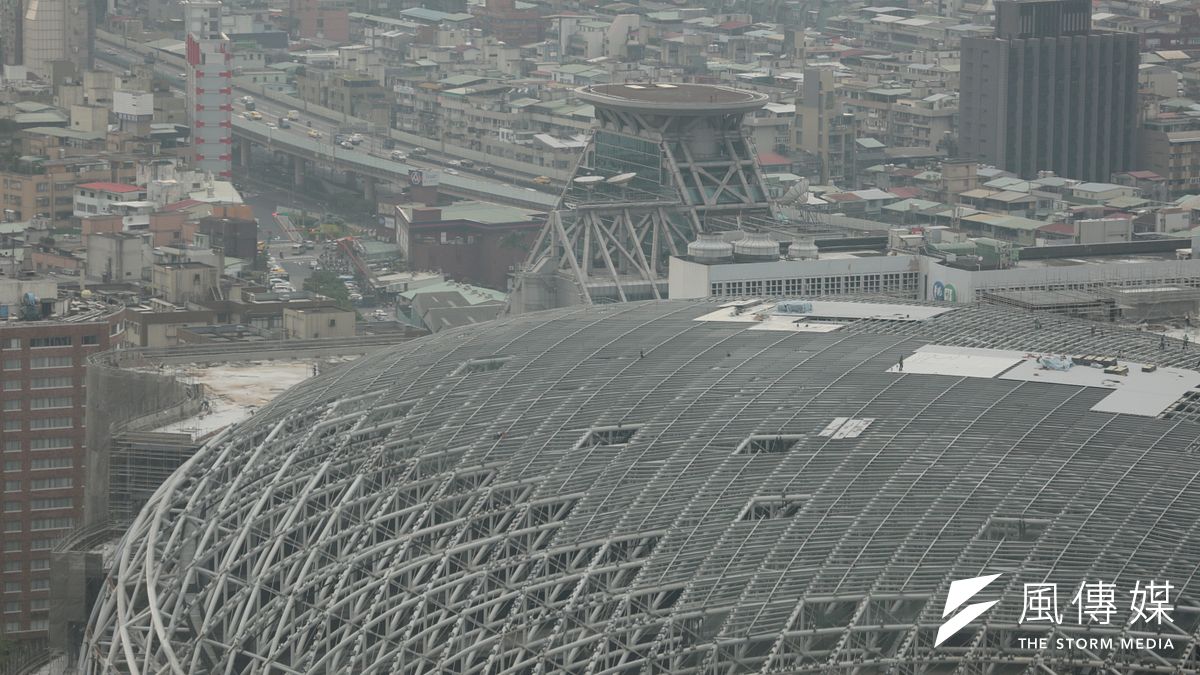 大巨蛋施工大景。(余志偉攝) 大巨蛋施工大景。(余志偉攝)