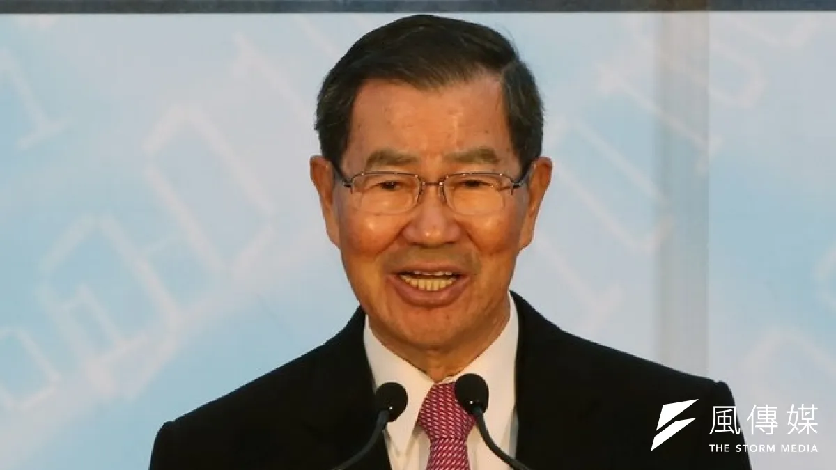 蕭萬長在2014天下經濟論壇中指出,台灣經貿重大挑戰,就是台灣面臨不公平競爭跟經濟邊緣化的危機。(余志偉攝)