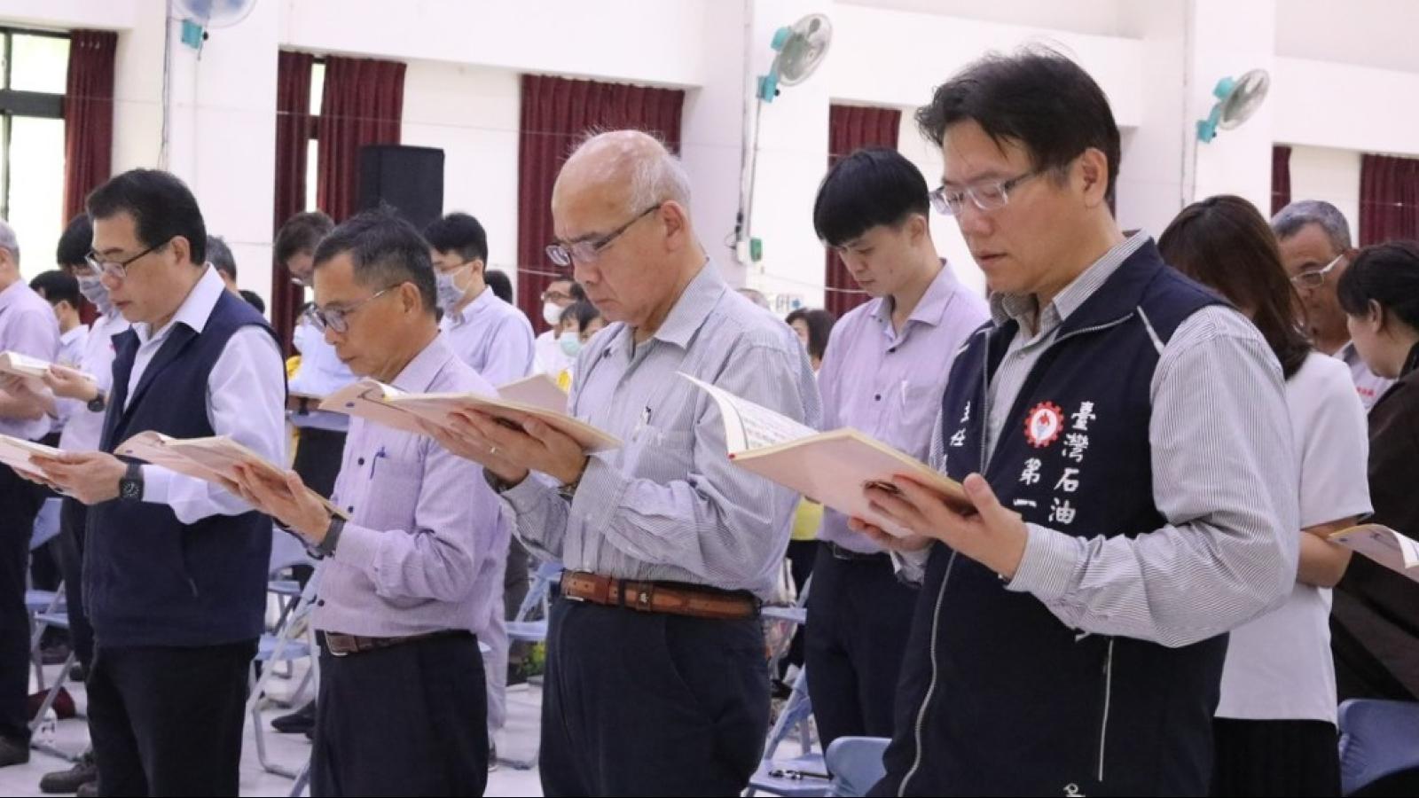 中油大林煉油廠中元祈福 祈願廠區平安、地方祥和