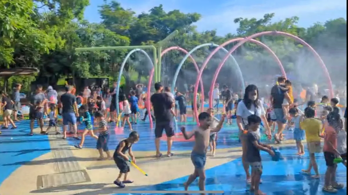 端午連假台中市休閒景點人潮多-中科公園。(圖/台中市政府)