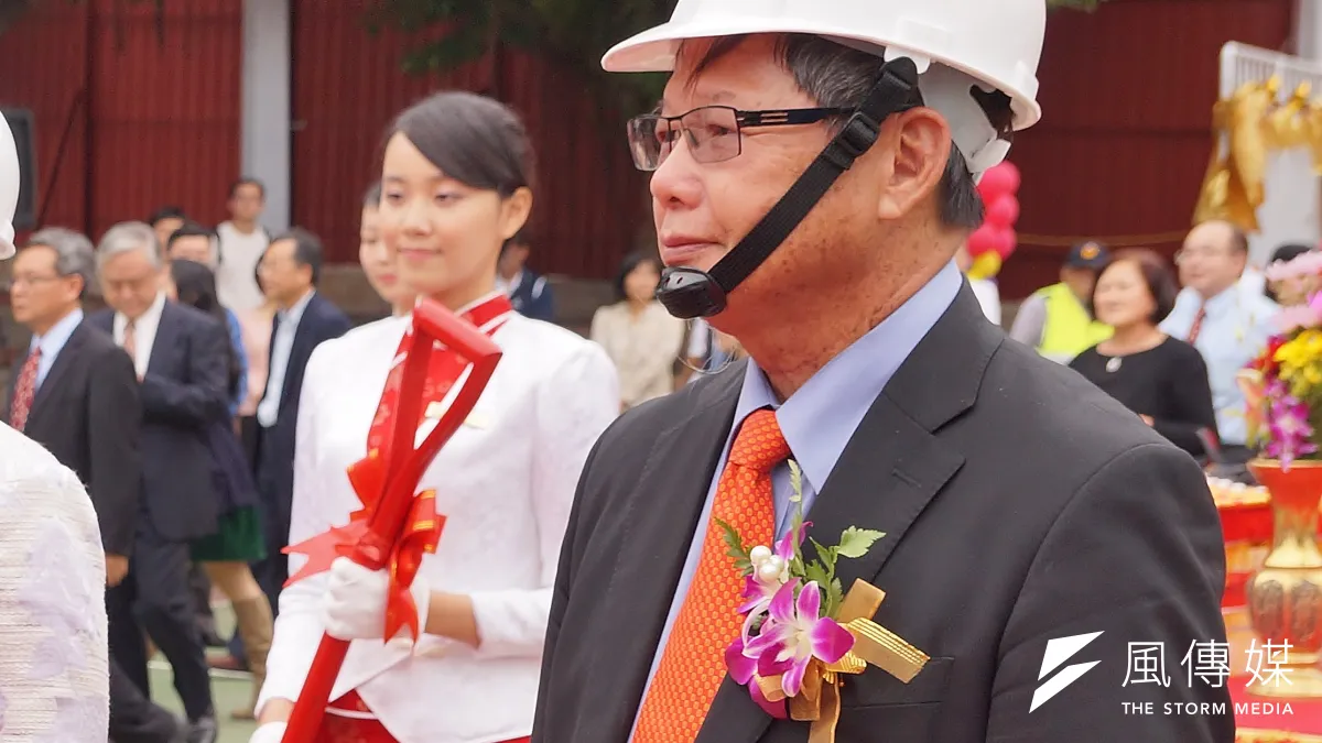 慶富總部遭高雄銀行查封,圖為慶富集團董事長陳慶男出席淡江大學校慶活動。(資料照片,盧逸峰攝)