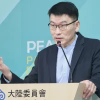 陸委會副主委梁文傑主持例行記者會,說明陸客踩線團申請來台考察被拒等議題。(柯承惠攝) 陸委會副主委梁文傑主持例行記者會,說明陸客踩線團申請來台考察被拒等議題。(柯承惠攝)