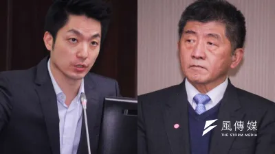 根據監察院20日公布財產申報資料顯示,國民黨立委蔣萬安(左)夫婦存款共計1575萬9915元,遠超衛福部長陳時中(右)夫婦。(資料照,蔡親傑攝/影像合成:風傳媒)