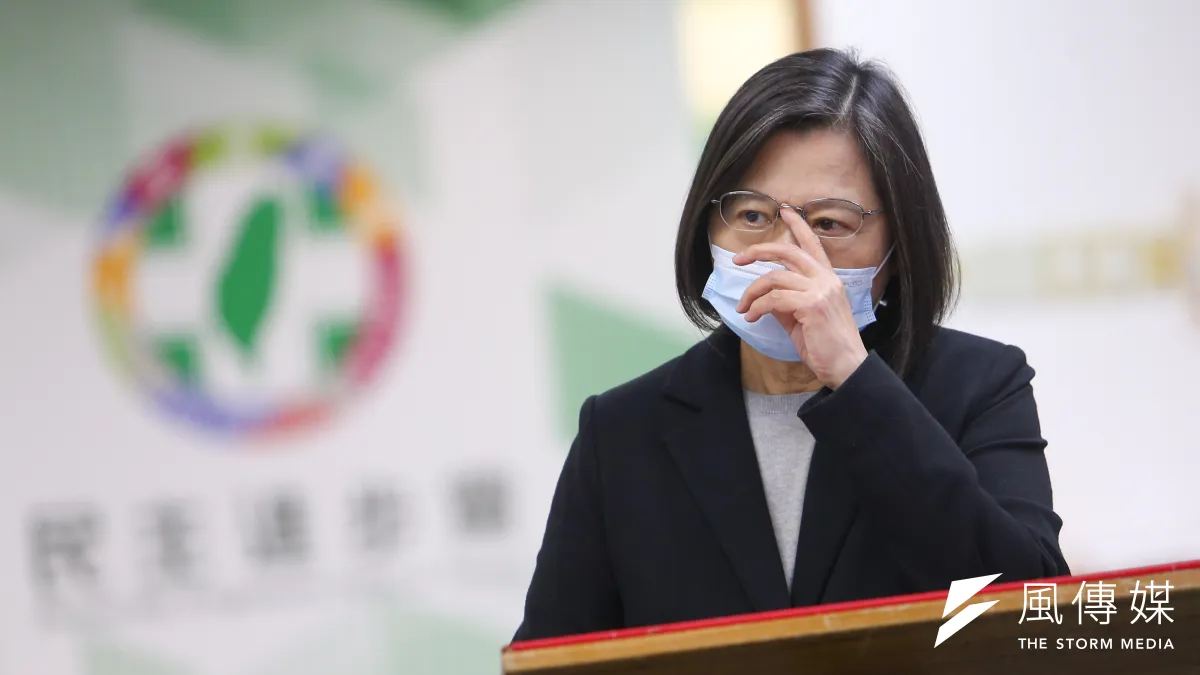 蔡英文總統聲望因為開放萊豬進口而重挫。(顏麟宇攝)