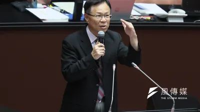 民眾黨立委張啓楷(見圖)質詢行政院長卓榮泰,批評行政院根本成了「太上行政院」。(資料照,柯承惠攝)