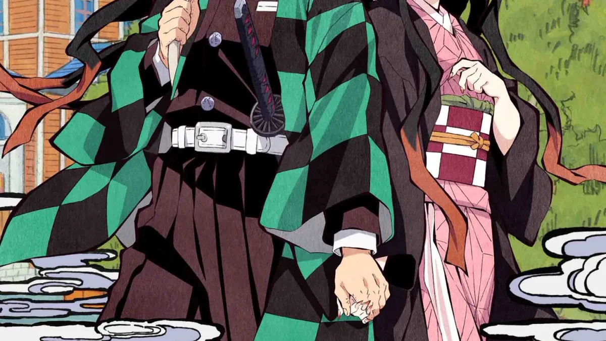 《鬼滅之刃》炭治郎跟彌豆子不用上學嗎?(圖/翻攝自kimetsu_off@Twitter)