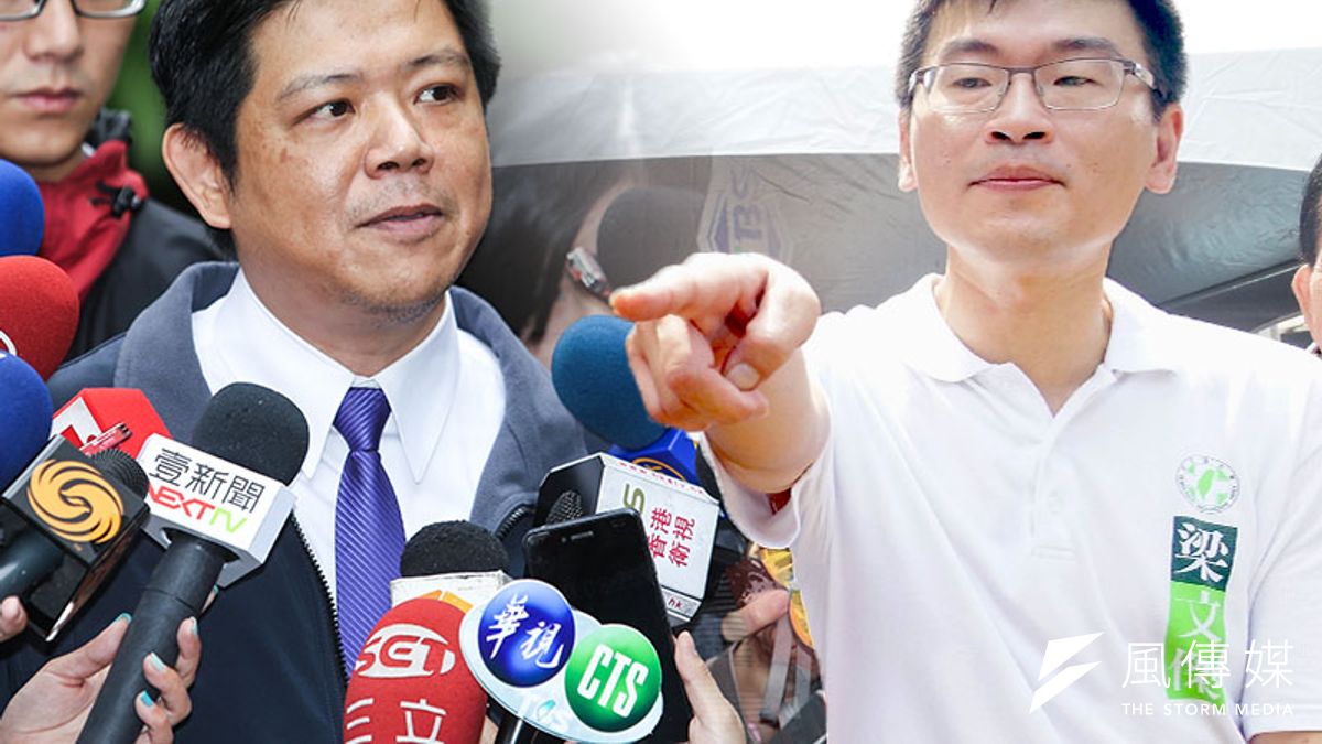 潘建志(左)雖已加入民進黨,但民進黨仍可能提名梁文傑。(資料照,林韶安、蘇仲泓攝) 潘建志(左)雖已加入民進黨,但民進黨仍可能提名梁文傑。(資料照,林韶安、蘇仲泓攝)