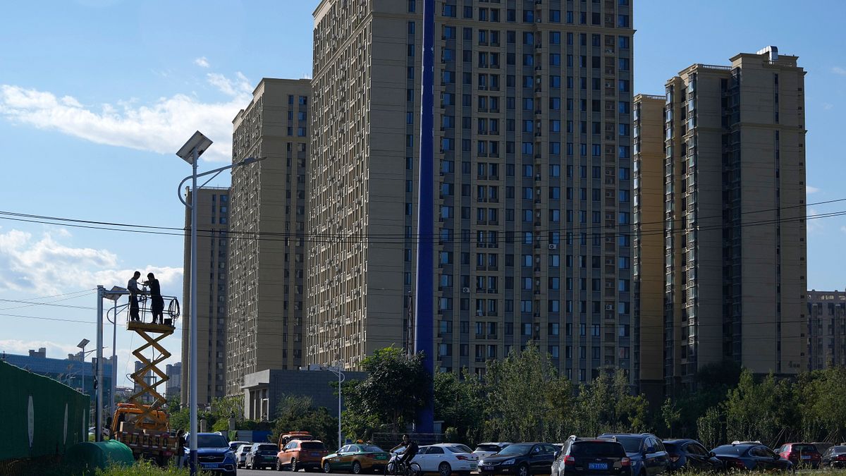 2021年9月,中國房地產鉅子「恒大集團」財務危機全面引爆,中國房地產與金融市場面臨重大考驗。(AP) 2021年9月,中國房地產鉅子「恒大集團」財務危機全面引爆,中國房地產與金融市場面臨重大考驗。(AP)