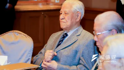 前總統李登輝表示,憲政改革是2020年的總統立委大選無可迴避的議題。(陳明仁攝)