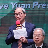 文化部長李遠心心念念在「我們民進黨」。(劉偉宏攝) 文化部長李遠心心念念在「我們民進黨」。(劉偉宏攝)