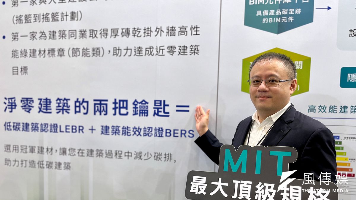 冠軍副董事長林祐宇指出,面對全球ESG趨勢浪潮,建材產業轉型刻不容緩。(林彥呈攝) 冠軍副董事長林祐宇指出,面對全球ESG趨勢浪潮,建材產業轉型刻不容緩。(林彥呈攝)