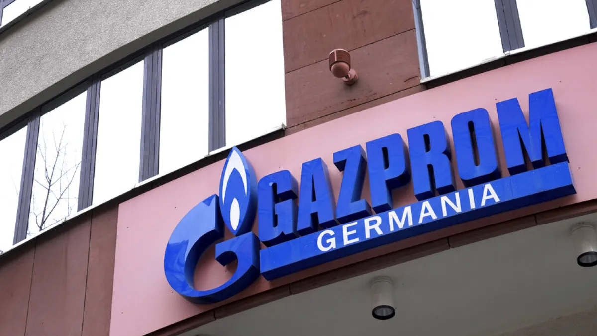 俄羅斯天然氣工業公司(Gazprom)。(美聯社)