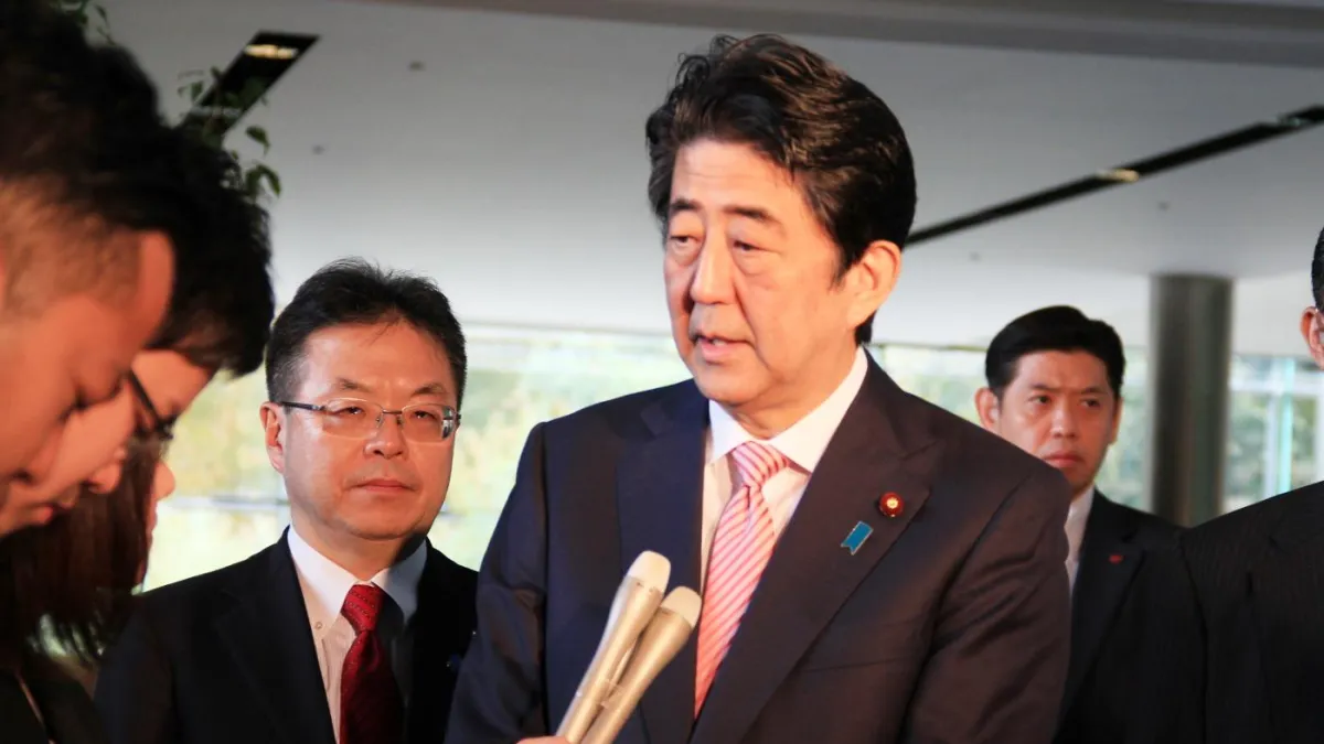 美日印太戰略本於日本安倍前首相菱形戰略的原始構想,後來被美國所接納。(資料照,翻攝世耕弘成臉書)